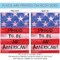 Proud To Be An American Decorative Patriotic Double Sided Flag